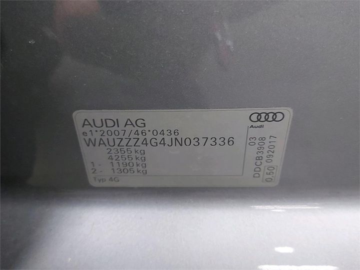 Photo 6 VIN: WAUZZZ4G4JN037336 - AUDI A6 AVANT 