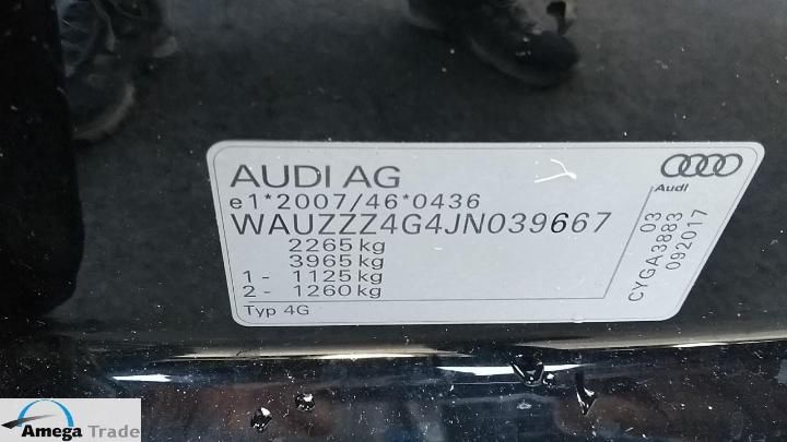 Photo 14 VIN: WAUZZZ4G4JN039667 - AUDI A6 AVANT 