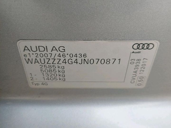 Photo 26 VIN: WAUZZZ4G4JN070871 - AUDI A6 ALLROAD 