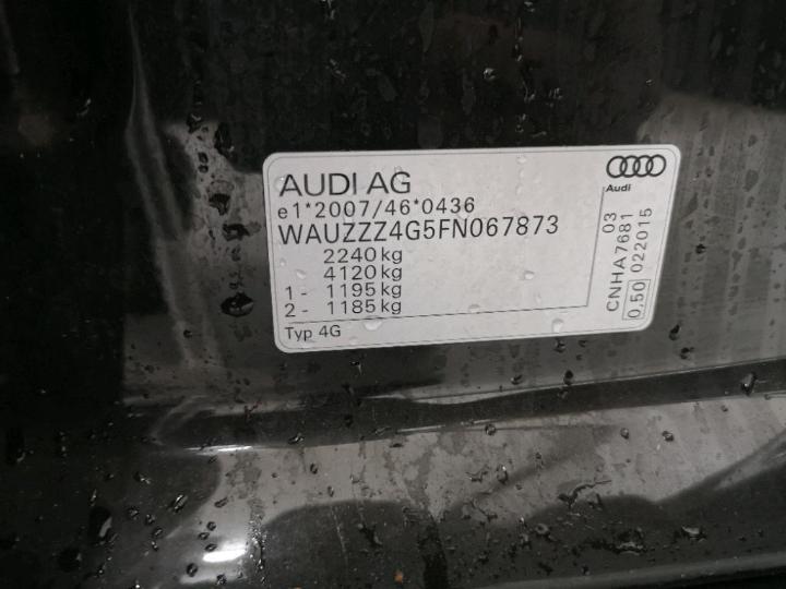 Photo 12 VIN: WAUZZZ4G5FN067873 - AUDI A6 