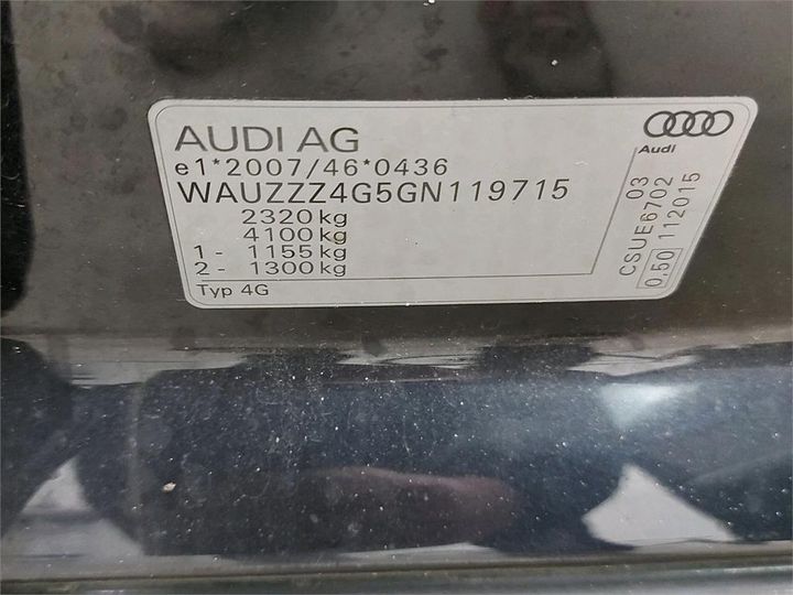 Photo 6 VIN: WAUZZZ4G5GN119715 - AUDI A6 AVANT 