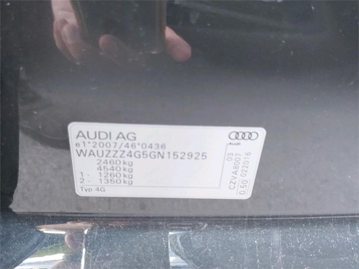 Photo 2 VIN: WAUZZZ4G5GN152925 - AUDI A6 