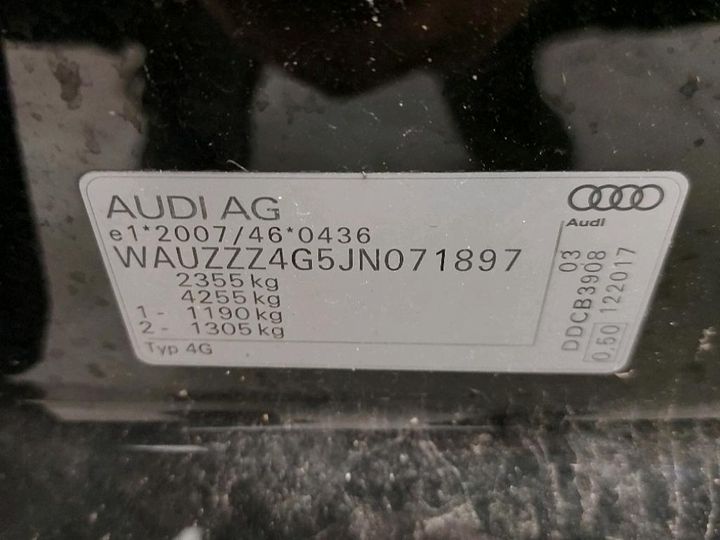 Photo 4 VIN: WAUZZZ4G5JN071897 - AUDI A6 