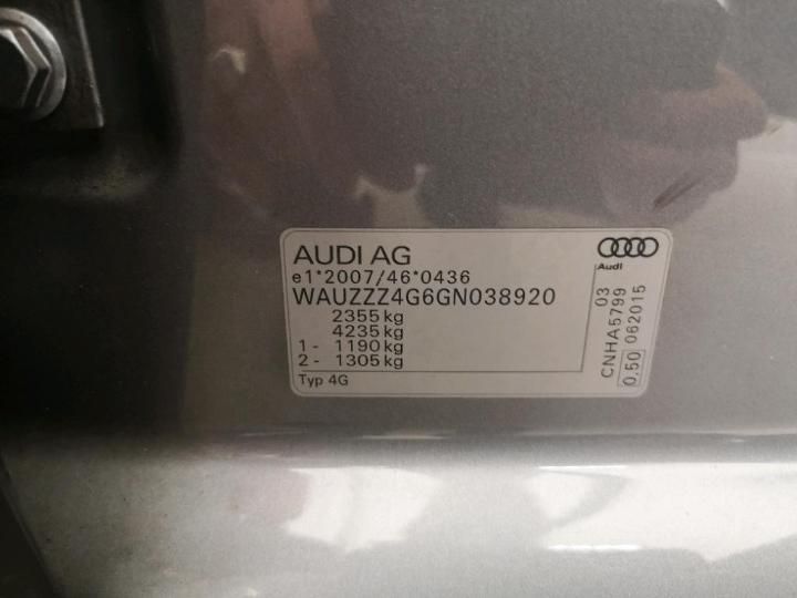 Photo 6 VIN: WAUZZZ4G6GN038920 - AUDI A6 