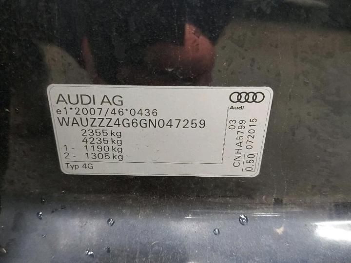 Photo 6 VIN: WAUZZZ4G6GN047259 - AUDI A6 AVANT 