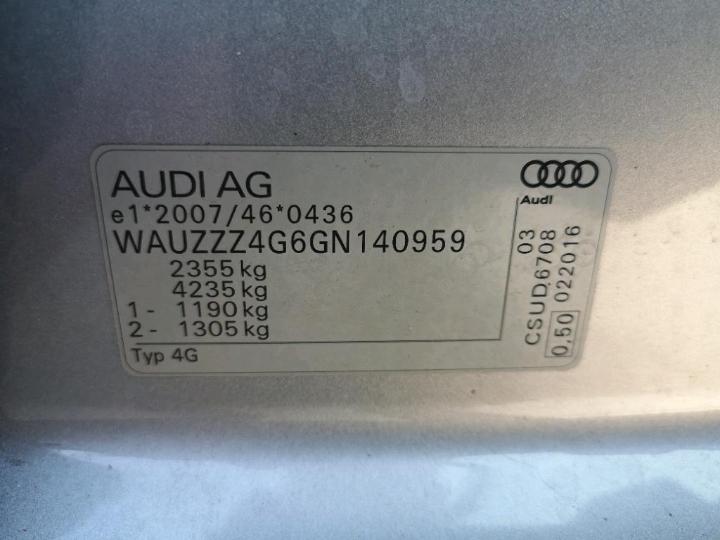 Photo 15 VIN: WAUZZZ4G6GN140959 - AUDI A6 AVANT 