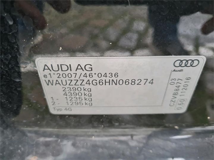 Photo 6 VIN: WAUZZZ4G6HN068274 - AUDI A6 AVANT 