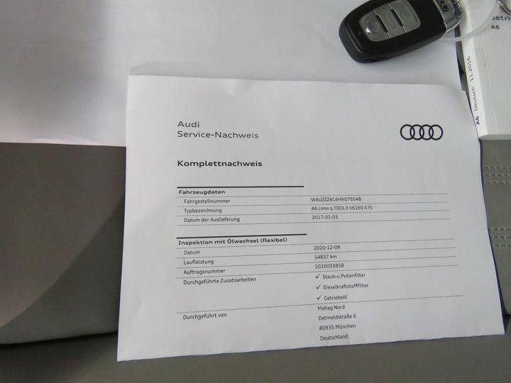 Photo 11 VIN: WAUZZZ4G6HN076648 - AUDI A6 