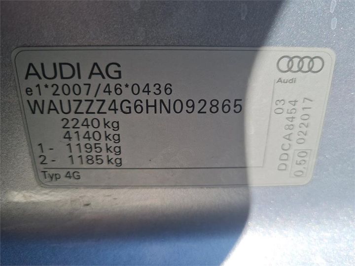 Photo 4 VIN: WAUZZZ4G6HN092865 - AUDI A6 