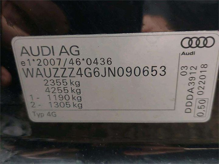 Photo 8 VIN: WAUZZZ4G6JN090653 - AUDI A6 AVANT 