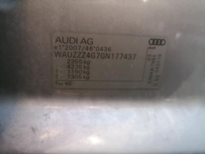 Photo 8 VIN: WAUZZZ4G7GN177437 - AUDI A6 AVANT 