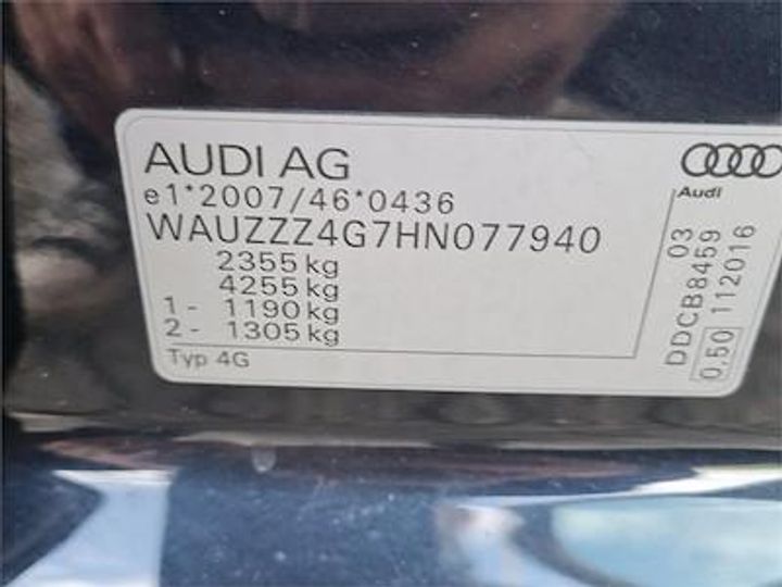 Photo 12 VIN: WAUZZZ4G7HN077940 - AUDI A6 AVANT DIESEL - 2015 