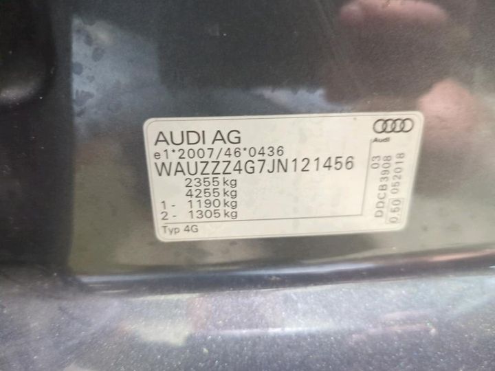 Photo 7 VIN: WAUZZZ4G7JN121456 - AUDI A6 