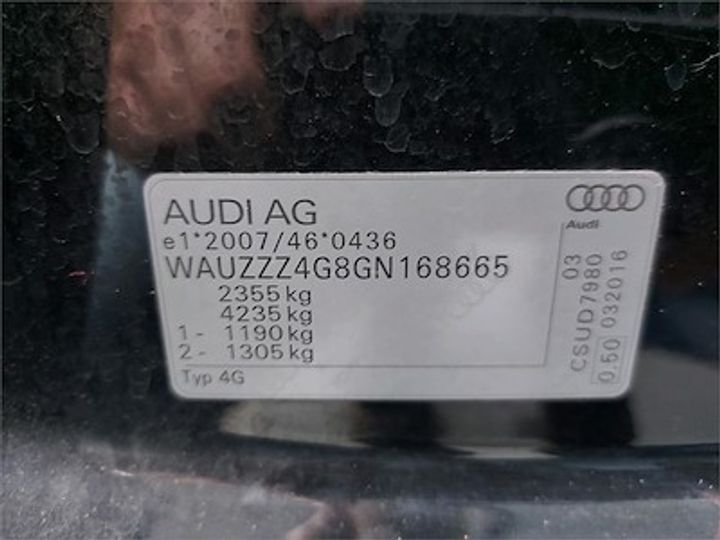 Photo 11 VIN: WAUZZZ4G8GN168665 - AUDI A6 AVANT DIESEL - 2015 