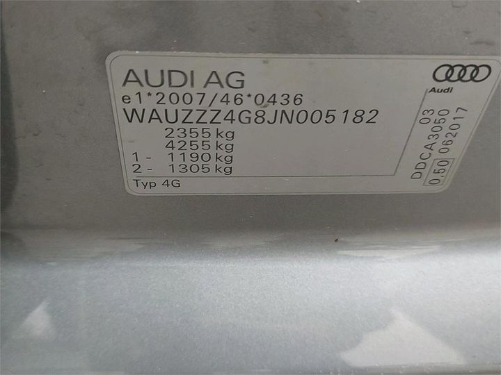 Photo 6 VIN: WAUZZZ4G8JN005182 - AUDI A6 AVANT 