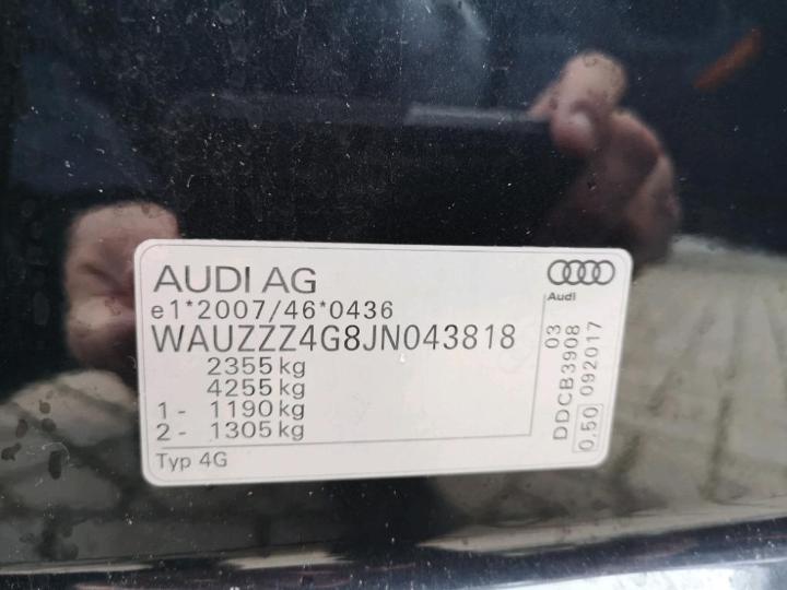 Photo 12 VIN: WAUZZZ4G8JN043818 - AUDI A6 AVANT 