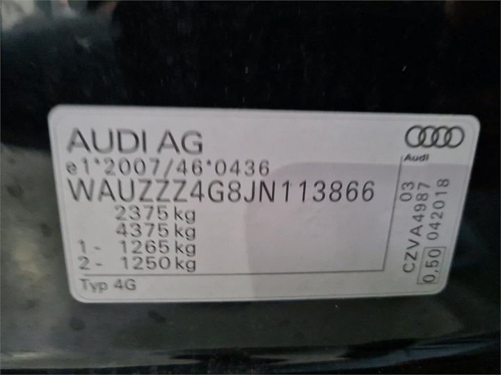 Photo 13 VIN: WAUZZZ4G8JN113866 - AUDI A6 