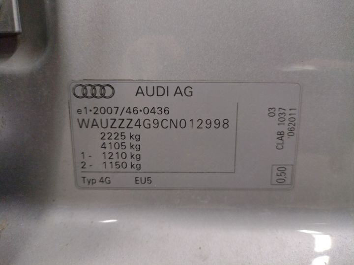 Photo 15 VIN: WAUZZZ4G9CN012998 - AUDI A6 LIM. 