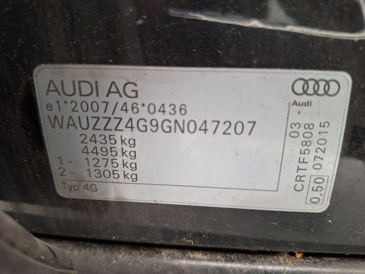 Photo 12 VIN: WAUZZZ4G9GN047207 - AUDI A7 '10 