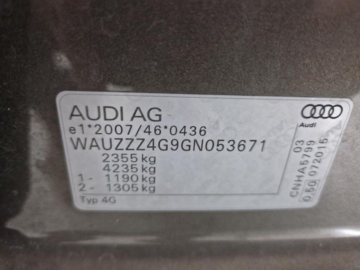 Photo 18 VIN: WAUZZZ4G9GN053671 - AUDI A6 AVANT 