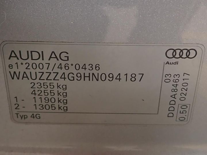 Photo 7 VIN: WAUZZZ4G9HN094187 - AUDI A6 AVANT 