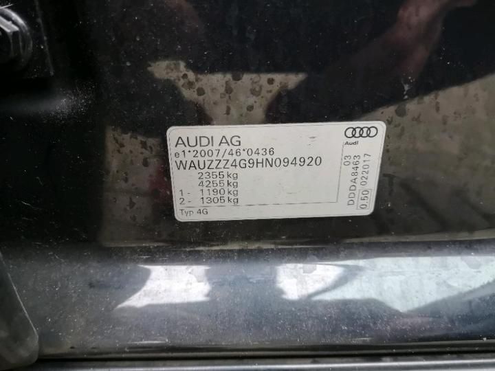 Photo 12 VIN: WAUZZZ4G9HN094920 - AUDI A6 AVANT 