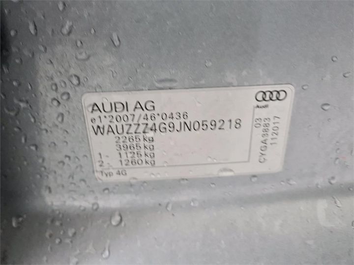 Photo 13 VIN: WAUZZZ4G9JN059218 - AUDI A6 AVANT 