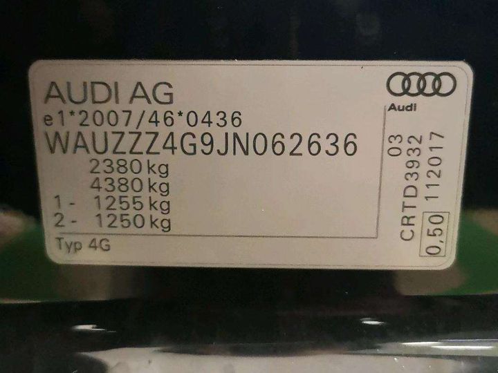 Photo 15 VIN: WAUZZZ4G9JN062636 - AUDI A6 