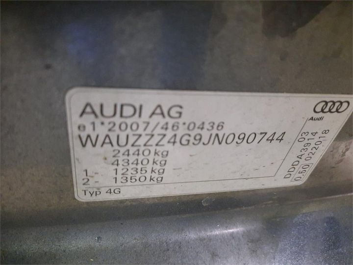 Photo 4 VIN: WAUZZZ4G9JN090744 - AUDI A6 