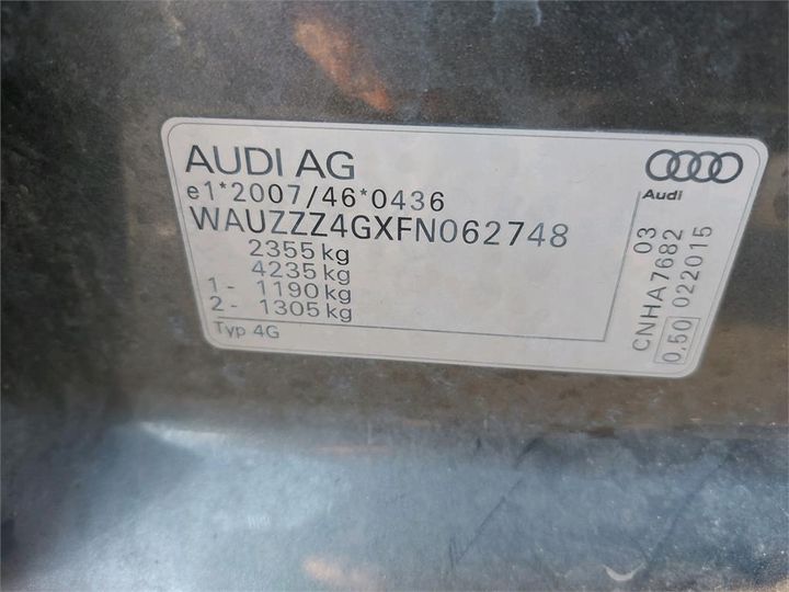 Photo 9 VIN: WAUZZZ4GXFN062748 - AUDI A6 AVANT 