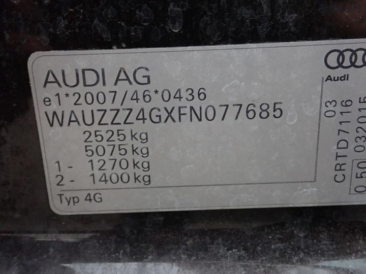 Photo 8 VIN: WAUZZZ4GXFN077685 - AUDI A6 ALLROAD 