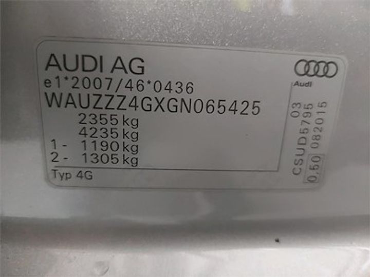 Photo 12 VIN: WAUZZZ4GXGN065425 - AUDI A6 AVANT DIESEL - 2015 