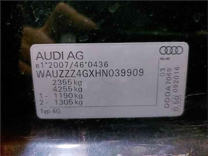 Photo 11 VIN: WAUZZZ4GXHN039909 - AUDI A6 AVANT DIESEL - 2015 