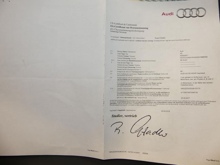 Photo 11 VIN: WAUZZZ4GXJN103176 - AUDI A6 AVANT 