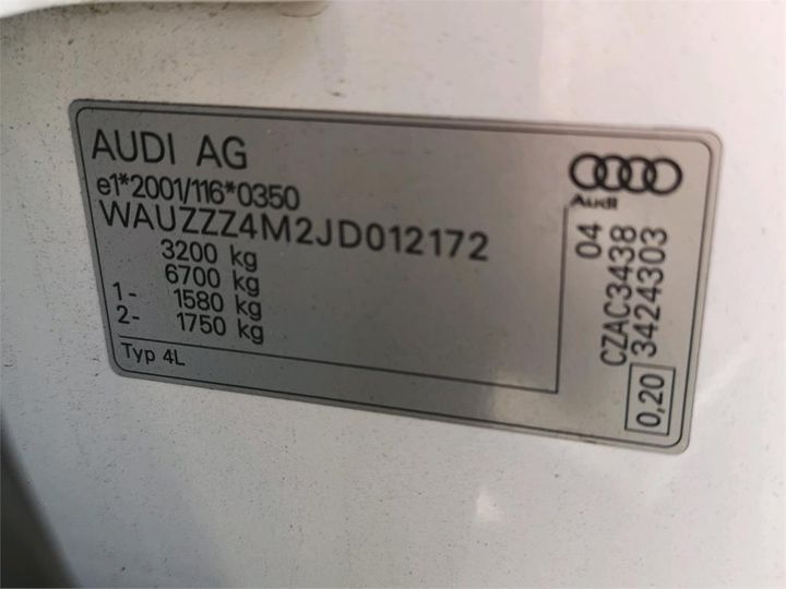 Photo 15 VIN: WAUZZZ4M2JD012172 - AUDI SQ7 