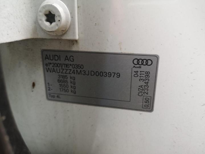 Photo 10 VIN: WAUZZZ4M3JD003979 - AUDI Q7 