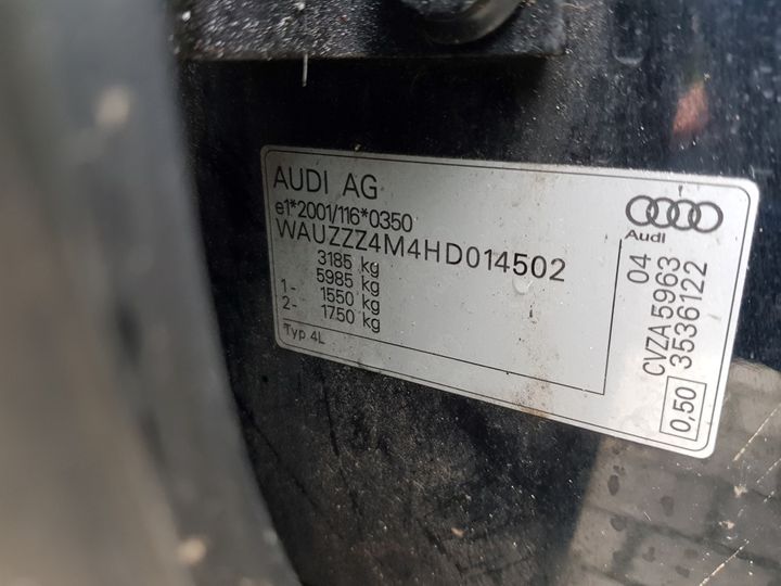 Photo 4 VIN: WAUZZZ4M4HD014502 - AUDI Q7 SUV 