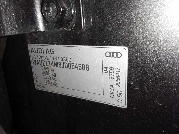 Photo 12 VIN: WAUZZZ4M8JD054586 - AUDI Q7 3.0 TDI E-TRON 