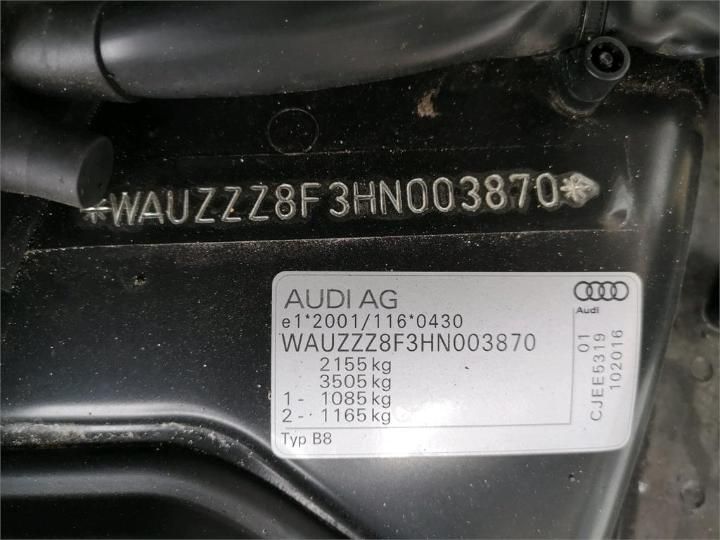 Photo 12 VIN: WAUZZZ8F3HN003870 - AUDI A5 CABRIOLET 