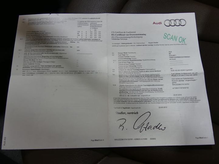 Photo 13 VIN: WAUZZZ8K1FA130781 - AUDI A4 AVANT 