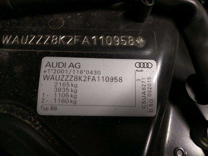 Photo 8 VIN: WAUZZZ8K2FA110958 - AUDI A4 AVANT 