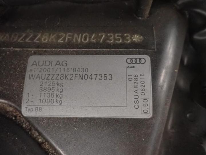 Photo 12 VIN: WAUZZZ8K2FN047353 - AUDI A4 4P 