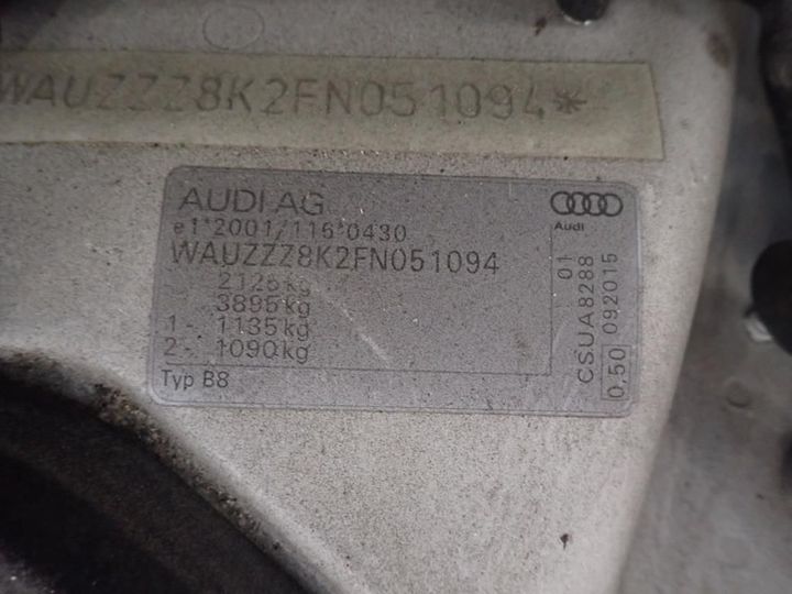 Photo 12 VIN: WAUZZZ8K2FN051094 - AUDI A4 4P 