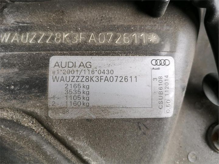 Photo 13 VIN: WAUZZZ8K3FA072611 - AUDI A4 