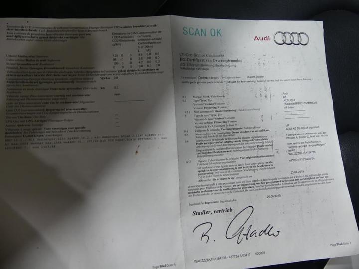 Photo 10 VIN: WAUZZZ8K4FA154735 - AUDI A4 AVANT 