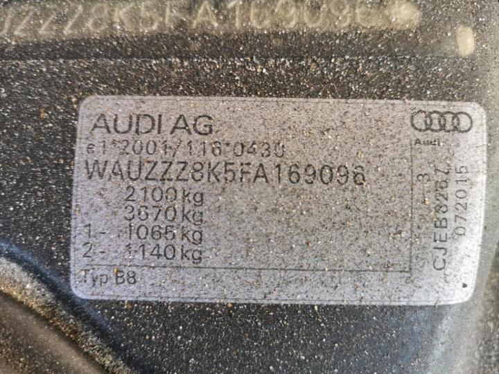 Photo 13 VIN: WAUZZZ8K5FA169096 - AUDI A4 AVANT 