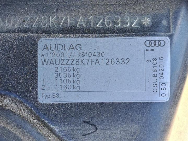 Photo 5 VIN: WAUZZZ8K7FA126332 - AUDI A4 ESTATE 