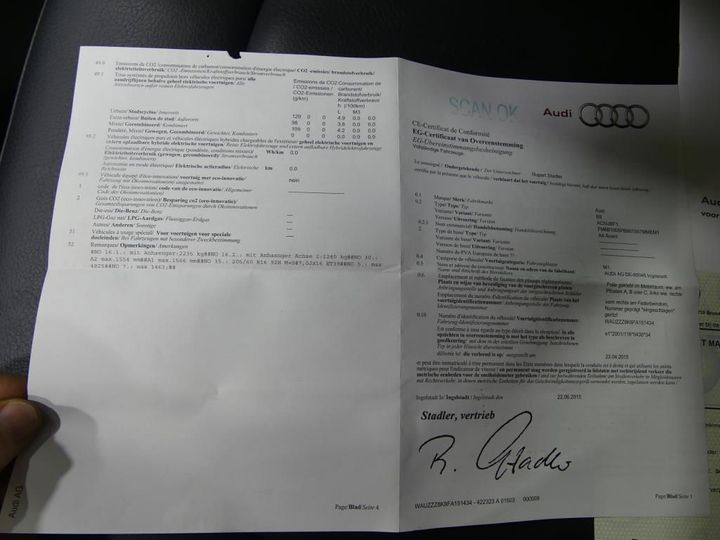 Photo 14 VIN: WAUZZZ8K8FA151434 - AUDI A4 AVANT 