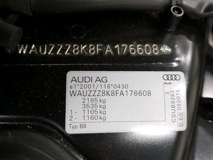 Photo 6 VIN: WAUZZZ8K8FA176608 - AUDI A4 AVANT 