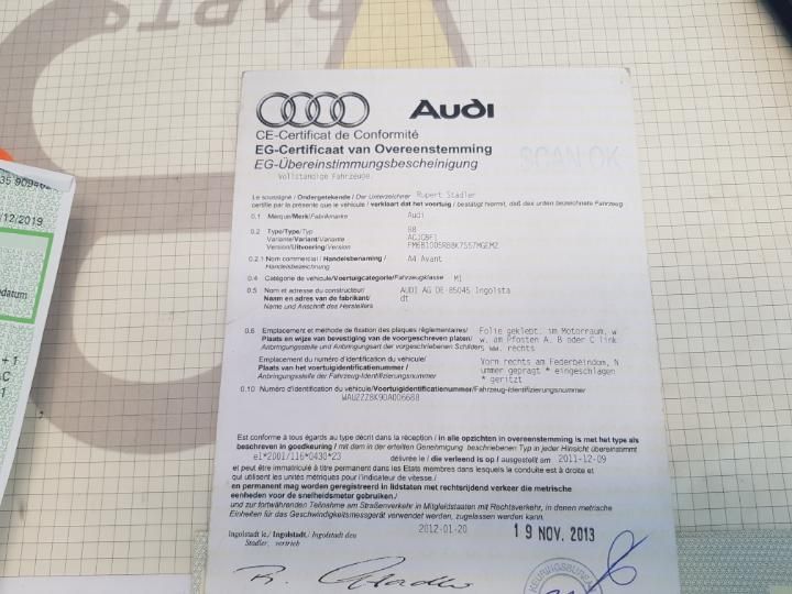 Photo 19 VIN: WAUZZZ8K9DA006688 - AUDI A4 